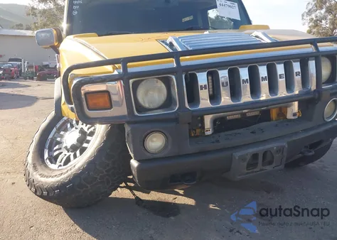 2003 Hummer H2 из США, поврежденный, VIN 5GRGN23U13H100638